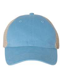 Richardson 111 Garment-Washed Trucker Cap, Mesh Back