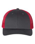 Charcoal/ Red