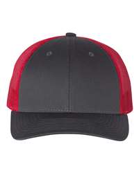 Charcoal/ Red