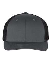 Richardson 110 R-Flex Trucker Cap, Mid Profile Foam Hat, Mesh Back