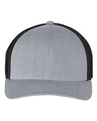 Richardson 110 R-Flex Trucker Cap, Mid Profile Foam Hat, Mesh Back