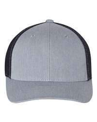 Richardson 110 R-Flex Trucker Cap, Mid Profile Foam Hat, Mesh Back