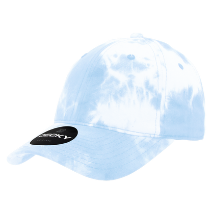 Decky-7205-6 Panel Low Profile Relaxed Tie Dye Dad Hat