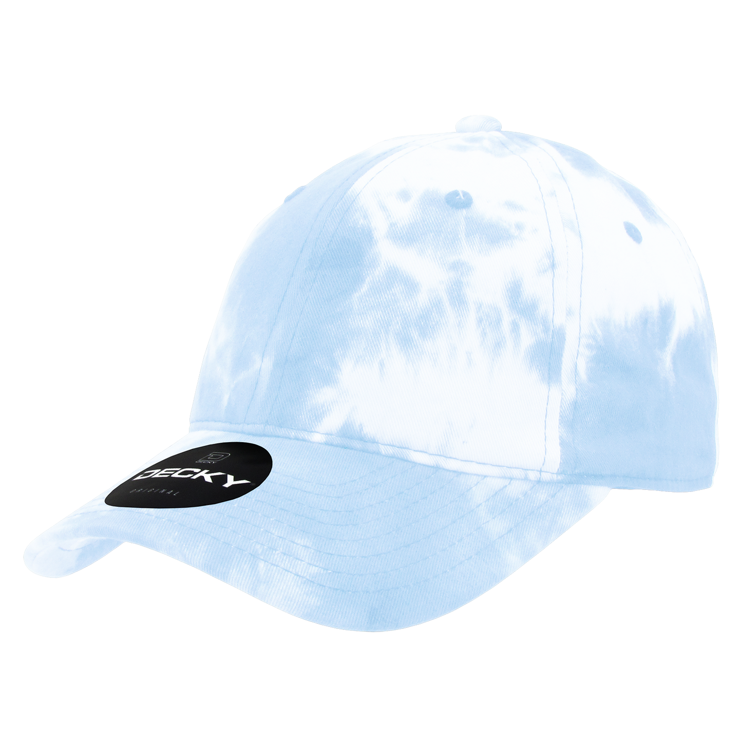 Decky-7205-6 Panel Low Profile Relaxed Tie Dye Dad Hat