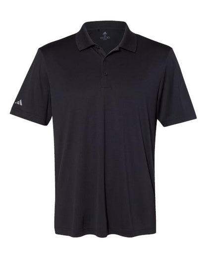 adidas A230 Men's Performance Polo - Black - Front