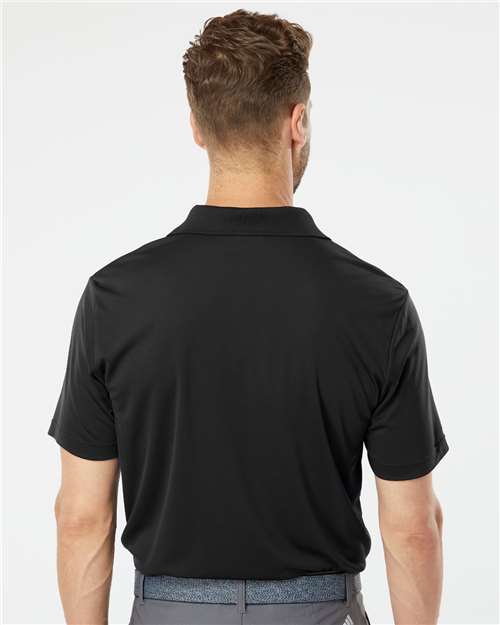 adidas A230 Men's Performance Polo - Black - OnModelBack