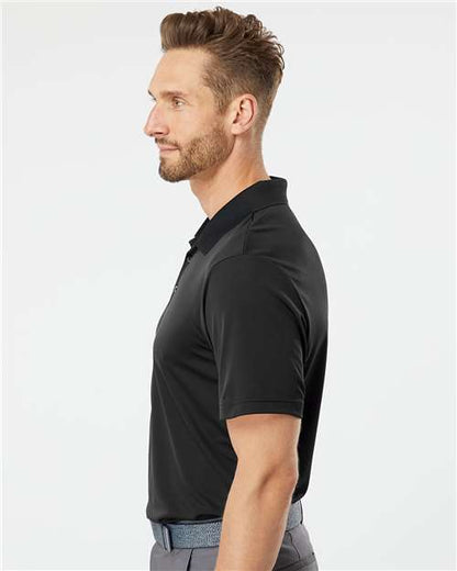 adidas A230 Men's Performance Polo - Black - OnModelSide