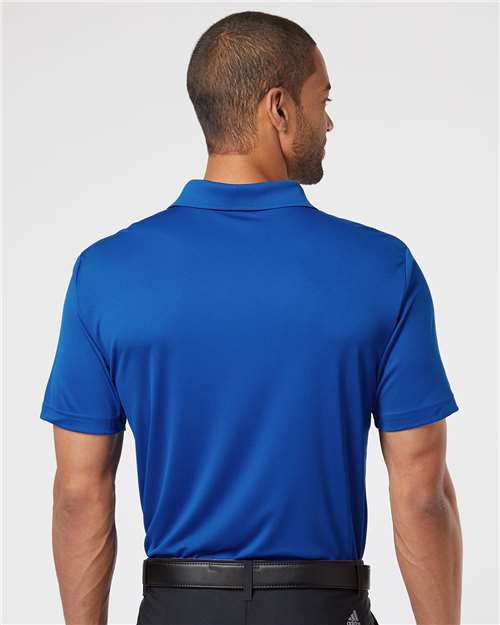 adidas A230 Men's Performance Polo - Collegiate Royal - OnModelBack
