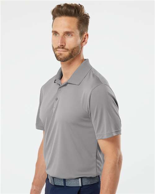adidas A230 Men's Performance Polo - Grey Three - OnModelSide