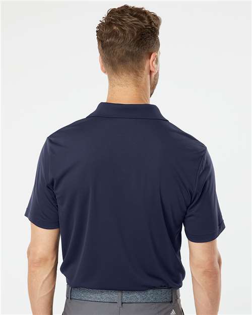 adidas A230 Men's Performance Polo - Navy - OnModelBack