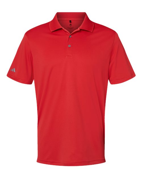 adidas A230 Men's Performance Polo - Collegiate Red - Front