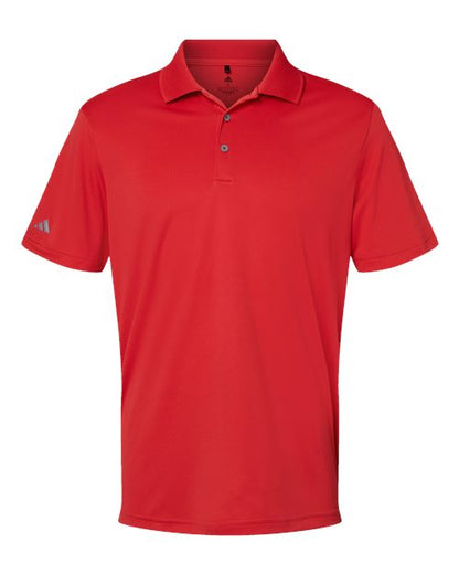 adidas A230 Men's Performance Polo - Collegiate Red - Front