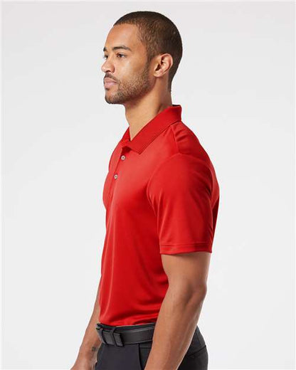 adidas A230 Men's Performance Polo - Collegiate Red - OnModelSide