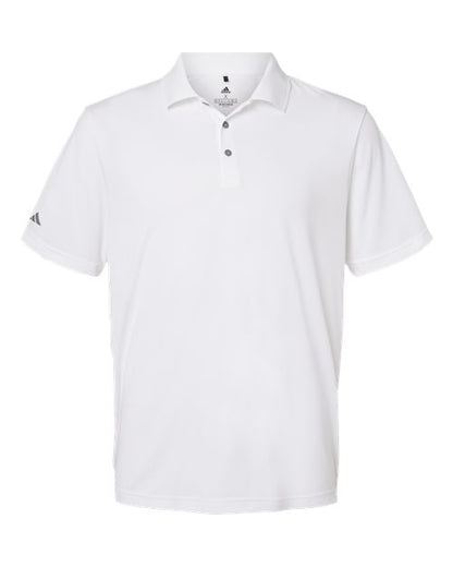 adidas A230 Men's Performance Polo - White - Front
