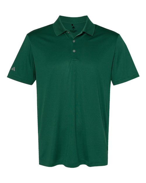 adidas A230 Men's Performance Polo - Collegiate Green - Front