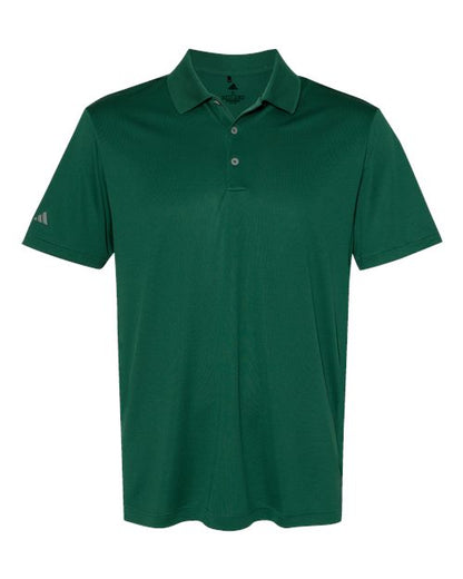 adidas A230 Men's Performance Polo - Collegiate Green - Front