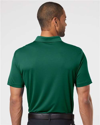 adidas A230 Men's Performance Polo - Collegiate Green - OnModelBack