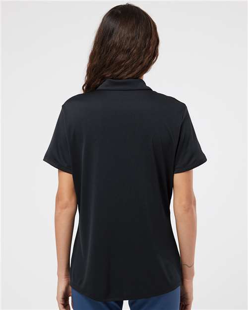 adidas A231 Women's Performance Polo - Black - OnModelBack
