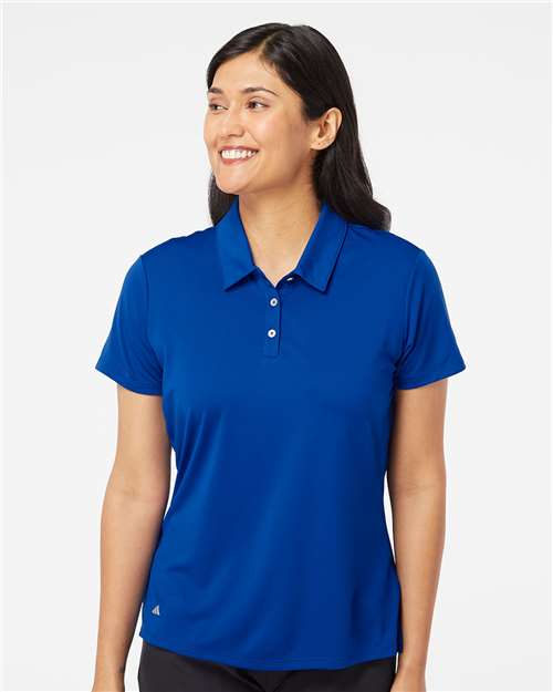 adidas A231 Women's Performance Polo - Collegiate Royal - OnModelFront