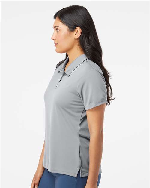 adidas A231 Women's Performance Polo - Grey Three - OnModelSide