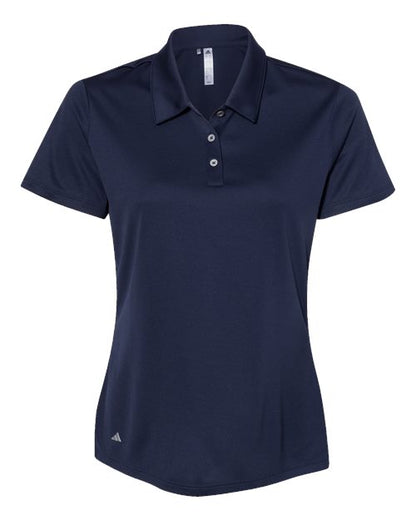 adidas A231 Women's Performance Polo - Navy - Front