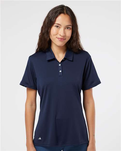 adidas A231 Women's Performance Polo - Navy - OnModelFront