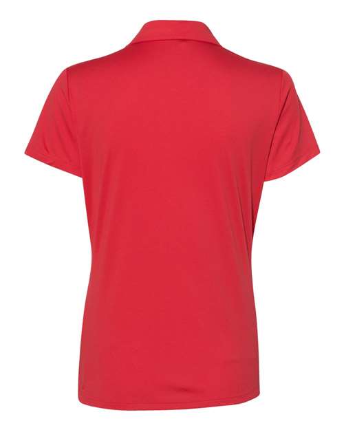 adidas A231 Women's Performance Polo - Collegiate Red - Back
