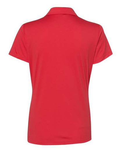 adidas A231 Women's Performance Polo - Collegiate Red - Back