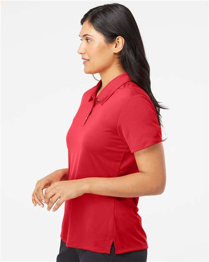 adidas A231 Women's Performance Polo - Collegiate Red - OnModelSide