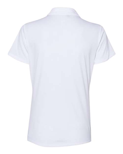 adidas A231 Women's Performance Polo - White - Back