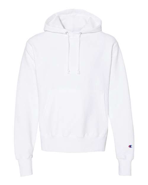 Champion S101 Unisex Reverse Weave® Hooded Sweatshirt - White - Front