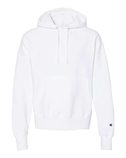 Champion S101 Unisex Reverse Weave® Hooded Sweatshirt - White - Front