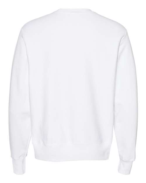 Champion S149 Unisex Reverse Weave® Crewneck Sweatshirt - White - Back