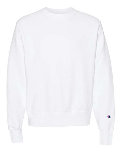 Champion S149 Unisex Reverse Weave® Crewneck Sweatshirt - White - Front