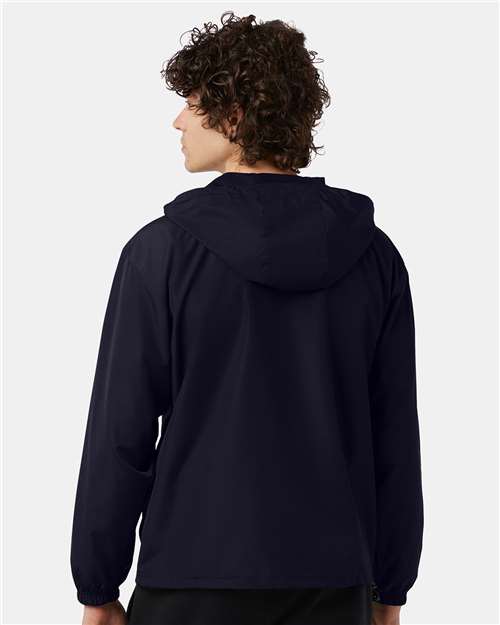 Champion CO200 Unisex Packable Anorak Jacket - Navy - OnModelBack