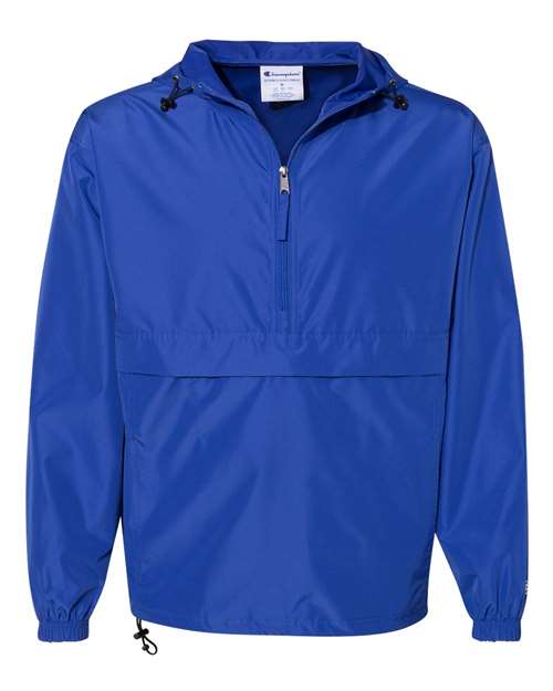 Champion CO200 Unisex Packable Anorak Jacket - Royal Blue - Front