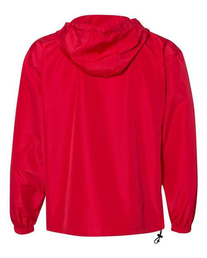 Champion CO200 Unisex Packable Anorak Jacket - Scarlet - Back