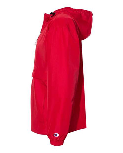Champion CO200 Unisex Packable Anorak Jacket - Scarlet - DirectSide