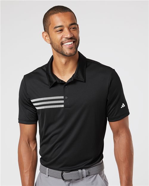 adidas A324 Men's 3-Stripes Chest Polo - style view