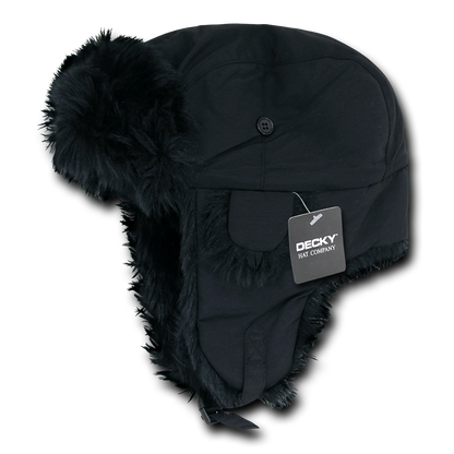 Faux Fur Aviator Hat – Warm Winter Trapper Cap