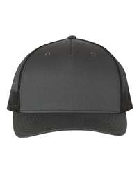 Richardson 112FP Five-Panel Mid Profile Foam Trucker Hat, Mesh Back