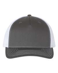 Richardson 112FP Five-Panel Mid Profile Foam Trucker Hat, Mesh Back
