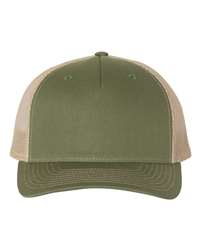 Richardson 112FP Five-Panel Mid Profile Foam Trucker Hat, Mesh Back