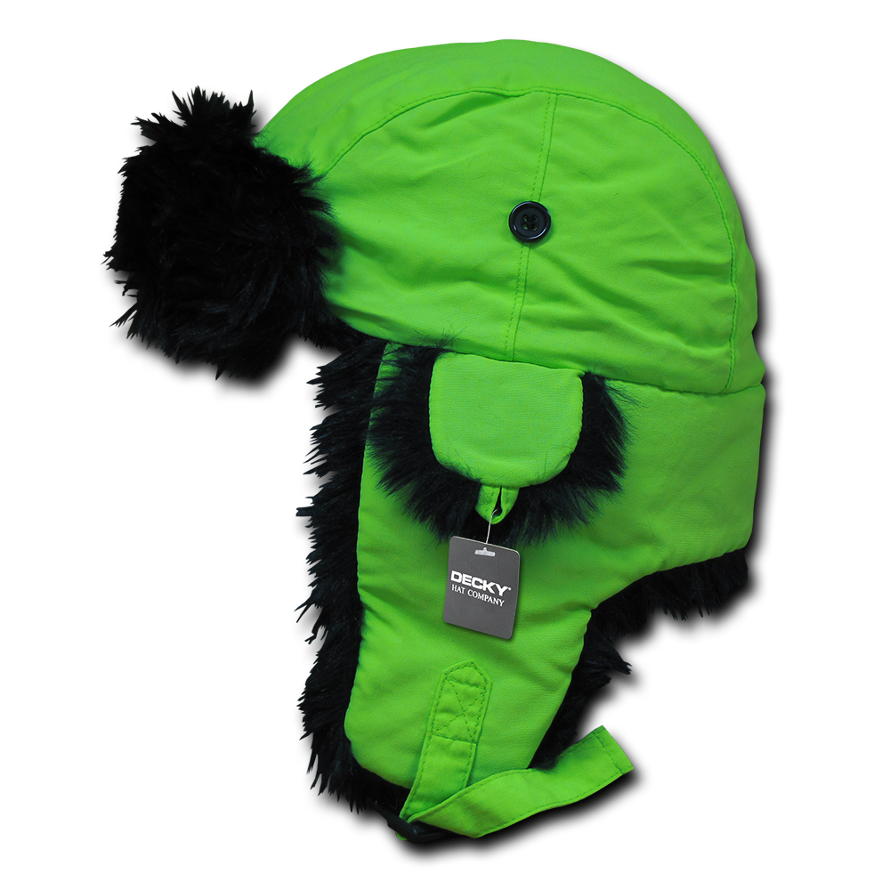 Neon Aviator Hat – Adjustable Winter Trapper Cap | 778