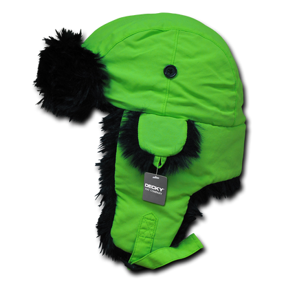 Neon Aviator Hat – Adjustable Winter Trapper Cap | 778