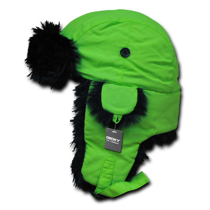 Neon Aviator Hat – Adjustable Winter Trapper Cap | 778