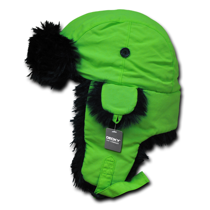 Neon Aviator Hat – Adjustable Winter Trapper Cap | 778