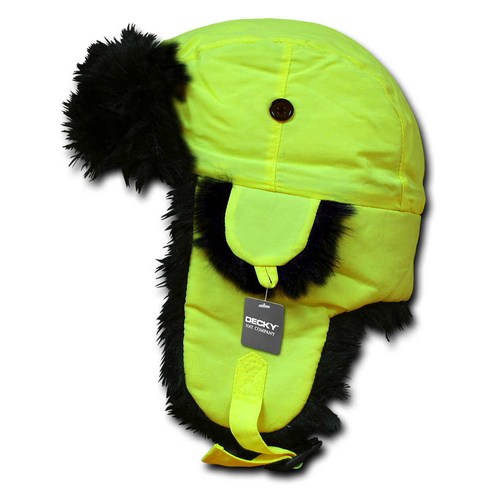 Neon Aviator Hat – Adjustable Winter Trapper Cap | 778