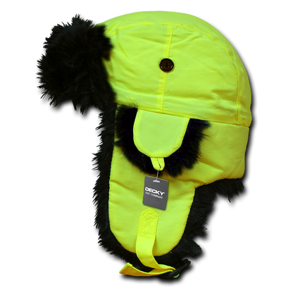 Neon Aviator Hat – Adjustable Winter Trapper Cap | 778
