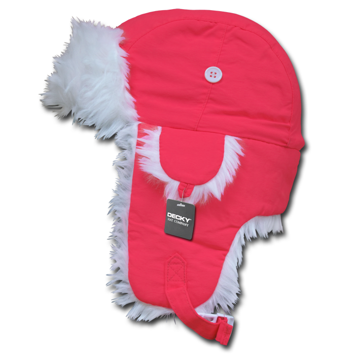Neon Aviator Hat – Vibrant Winter Cap with Faux Fur